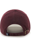 New York Yankees ‘47 Brand Clean Up Maroon Strap Back