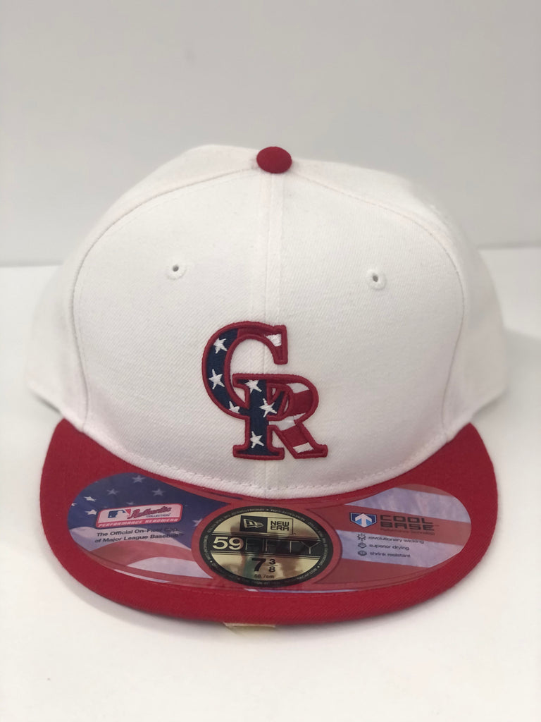 Colorado Rockies New Era authentic collection 4th of July 59fifty