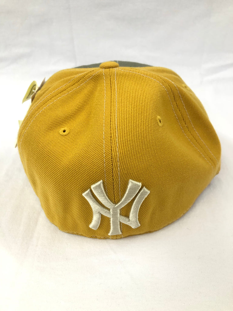 New York Yankees Gold Cooperstown Collection Fitted Hat – All