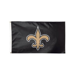 New Orleans Saints NFL 3x5 Black deluxe flag