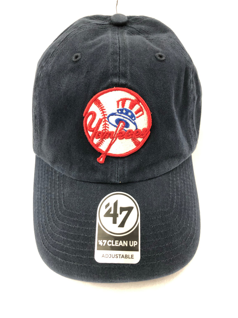 New York Yankees '47 Brand Clean Up Vintage Blue StrapBack Hat – All  American Sportswear Online