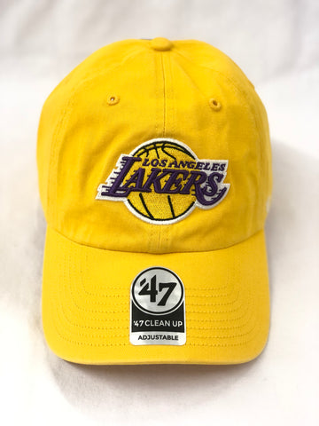 Los Angeles Lakers YELLOW ‘47 Brand Clean Up Cap