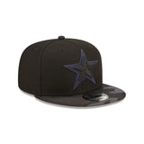 Dallas Cowboys New Era Black Camo Visor 9FIFTY SnapBack- Black
