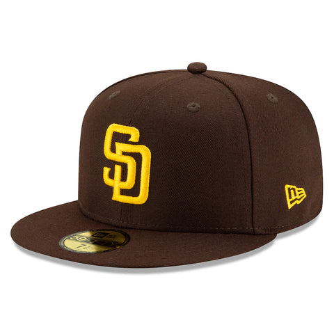 San Diego Padres Authentic Collection On-Field New Era 59FIFTY Fitted Hat - Brown