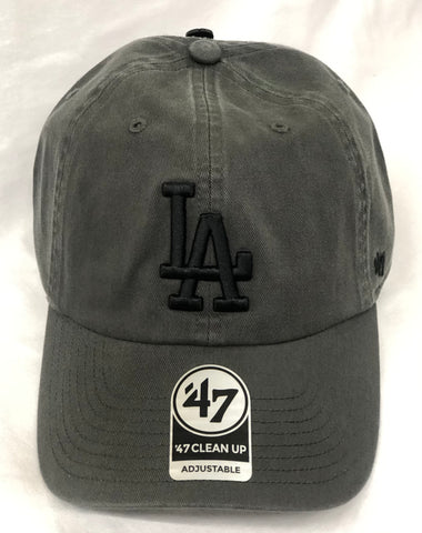 Los Angeles Dodgers “CHARCOAL GREY” ‘47 Brand Clean Up Cap