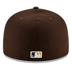 San Diego Padres New Era Authentic Collection On-Field 59FIFTY Fitted Hat- Brown