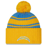 Los Angeles Chargers New Era 2022 Sideline Beanie -Yellow