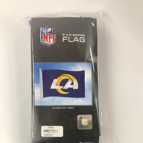 Los Angeles Rams NFL 3x5 banner flag with brass grommets