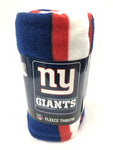 New York Giants Fleece Throw Blanket