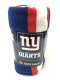 New York Giants Fleece Throw Blanket