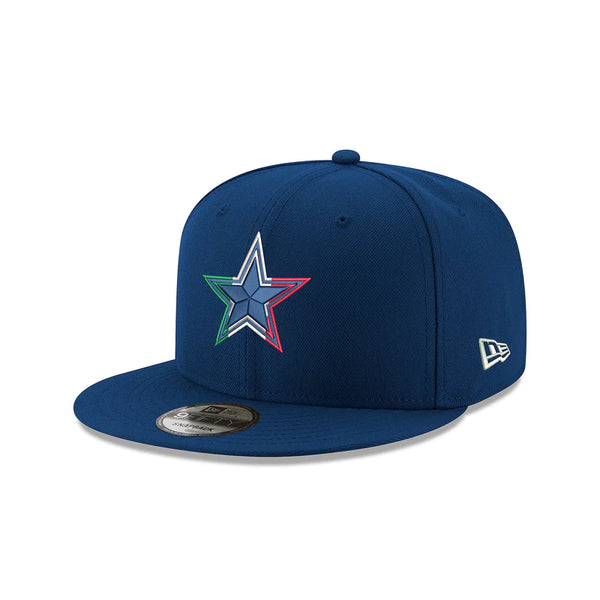 Dallas Cowboys New Era Mexico Star 9FIFTY SnapBack- Navy/Red