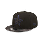 Dallas Cowboys New Era Black Camo Visor 9FIFTY SnapBack- Black