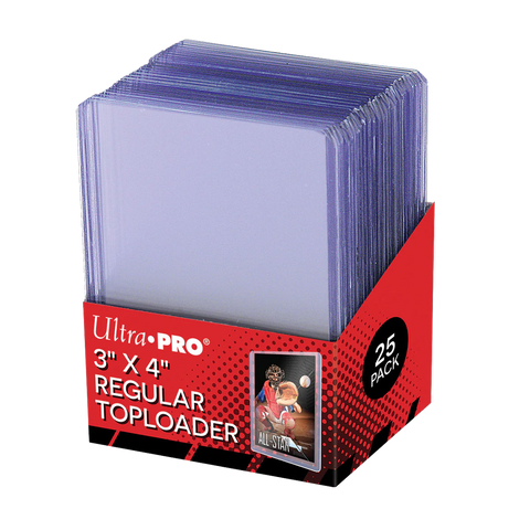 4x Ultra•Pro 3”x4” Regular Top Loader 30pt (100 total)