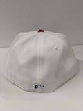Colorado Rockies New Era authentic collection 4th of July 59fifty Fitted Hat - White/Red