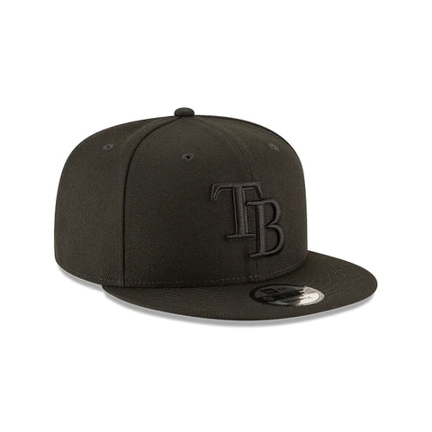 Tampa Bay Rays Black On Black NEW ERA 9FIFTY SnapBack