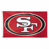 San Francisco 49ers NFL 3x5 deluxe flag with brass grommets