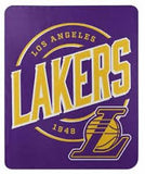 Los Angeles Lakers Fleece Throw Blanket