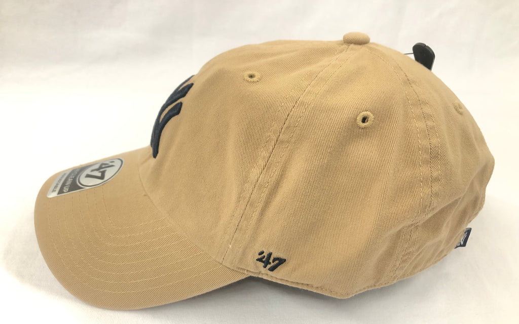 47 Brand Adjustable Cap - Clean Up New York Yankees Khaki