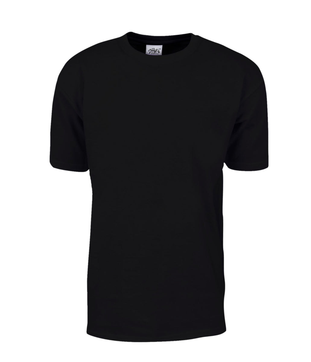 Black “Shaka Active” plain T-Shirt – All American Sportswear Online