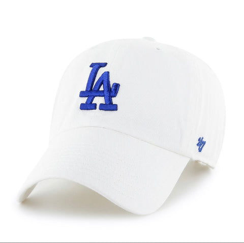 Los Angeles Dodgers ‘47 Brand Clean Up Cap- White