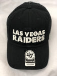 Las Vegas Raiders BLACK ‘47 Brand Clean Up Cap