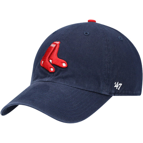 Boston Red Sox ‘47 Brand Navy Alternate logo Clean Up hat