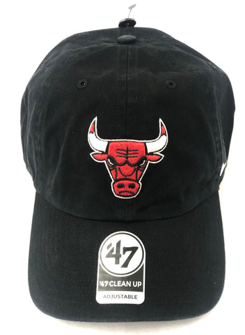 Chicago Bulls BLACK ‘47 Brand clean up cap