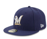 Milwaukee Brewers New Era Game Authentic Collection On Field 59FIFTY Performance Fitted Hat