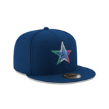 Dallas Cowboys New Era Mexico Star 9FIFTY SnapBack- Navy/Red/Green/White