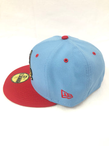 Louisville Bats MILB New Era Theme Night Mashers 59FIFTY Hat Blue/Red