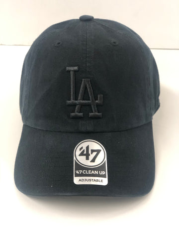Los Angeles Dodgers 47’ Brand Black Clean up Hat