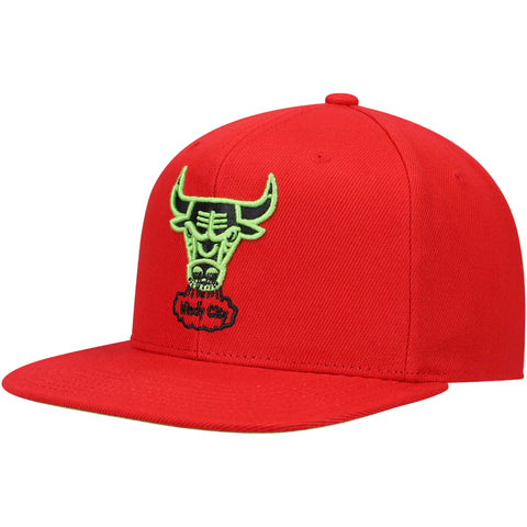 Chicago Bulls Mitchell & Ness Neon SnapBack