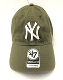New York Yankees Olive Green ‘47 Brand Clean Up Strap Back Hat