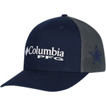 Dallas Cowboys Columbia PFG Mesh Snapback Hat- Navy/Gray